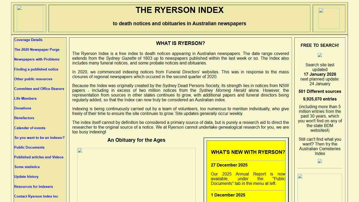 THE RYERSON INDEX